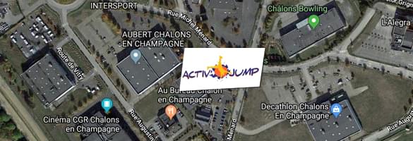 Activ'Jump sur Google Maps 